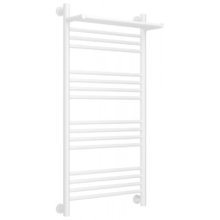 Полотенцесушитель водяной Сунержа Богема+ 30-0223-1050, высота 100 см, ширина 50 см, универсальное подключение, с полкой, цвет матовый белый