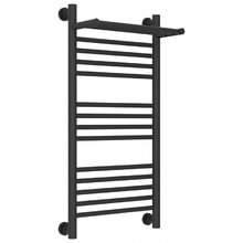 Полотенцесушитель водяной Сунержа Богема+ 15-0223-8040, высота 80 см, ширина 40 см, универсальное подключение, с полкой, цвет тёмный титан муар