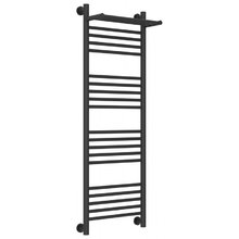 Полотенцесушитель водяной Сунержа Богема+ 15-0223-1240, высота 120 см, ширина 40 см, универсальное подключение, с полкой, цвет тёмный титан муар