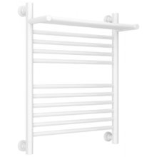 Полотенцесушитель водяной Сунержа Богема+ 12-0223-6050, высота 60 см, ширина 50 см, универсальное подключение, с полкой, цвет белый