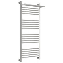 Полотенцесушитель водяной Сунержа Богема+ 071-0223-1250, высота 120 см, ширина 50 см, универсальное подключение, с полкой, цвет сатин