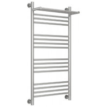 Полотенцесушитель водяной Сунержа Богема+ 071-0223-1050, высота 100 см, ширина 50 см, универсальное подключение, с полкой, цвет сатин