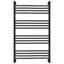 Полотенцесушитель водяной Сунержа Флюид+ 31-0222-1060, высота 100, ширина 60 см, универсальное подключение, цвет матовый черный