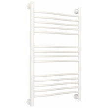 Полотенцесушитель водяной Сунержа Флюид+ 30-0222-8050, высота 80, ширина 50 см, универсальное подключение, цвет матовый белый