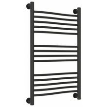 Полотенцесушитель водяной Сунержа Флюид+ 15-0222-8050, высота 80, ширина 50 см, универсальное подключение, цвет тёмный титан муар