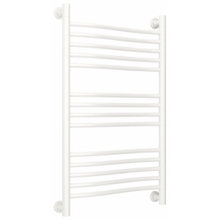 Полотенцесушитель водяной Сунержа Флюид+ 12-0222-8050, высота 80, ширина 50 см, универсальное подключение, цвет белый