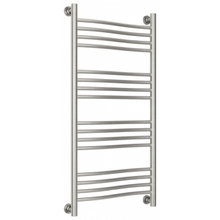 Полотенцесушитель водяной Сунержа Флюид+ 071-0222-1050, высота 100, ширина 50 см, универсальное подключение, цвет сатин