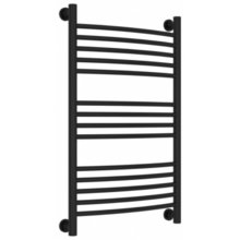 Полотенцесушитель водяной Сунержа Богема+ 31-0221-8050, высота 80 см, ширина 50 см, универсальное подключение, цвет матовый черный