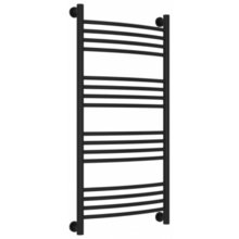 Полотенцесушитель водяной Сунержа Богема+ 31-0221-1050, высота 100 см, ширина 50 см, универсальное подключение, цвет матовый черный