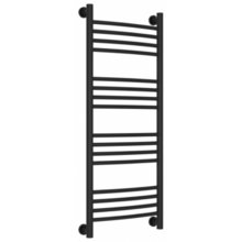 Полотенцесушитель водяной Сунержа Богема+ 31-0221-1040, высота 100 см, ширина 40 см, универсальное подключение, цвет матовый черный