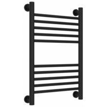 Полотенцесушитель водяной Сунержа Богема+ 31-0220-6040, высота 60 см, ширина 40 см, универсальное подключение, цвет матовый черный