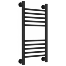 Полотенцесушитель водяной Сунержа Богема+ 31-0220-6030, высота 60 см, ширина 30 см, универсальное подключение, цвет матовый черный