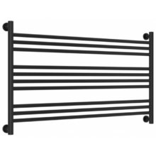 Полотенцесушитель водяной Сунержа Богема L 31-0202-6011, ширина 110 см, высота 60 см, универсальное подключение, цвет матовый черный