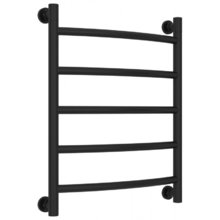 Полотенцесушитель водяной Сунержа Галант+ 31-0200-6050, высота 60 см, ширина 50 см, универсальное подключение, цвет матовый черный