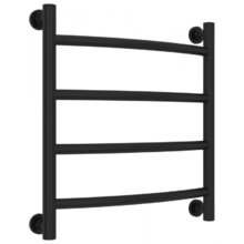 Полотенцесушитель водяной Сунержа Галант+ 31-0200-5050, высота 50 см, ширина 50 см, универсальное подключение, цвет матовый черный