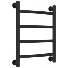 Полотенцесушитель водяной Сунержа Галант+ 31-0200-5040, высота 50 см, ширина 40 см, универсальное подключение, цвет матовый черный