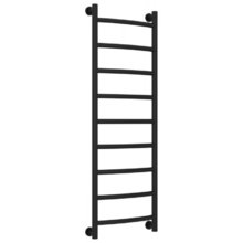Полотенцесушитель водяной Сунержа Галант+ 31-0200-1240, высота 120 см, ширина 40 см, универсальное подключение, цвет матовый черный