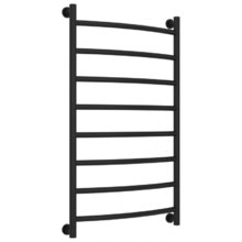 Полотенцесушитель водяной Сунержа Галант+ 31-0200-1060, высота 100 см, ширина 60 см, универсальное подключение, цвет матовый черный