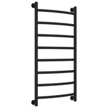 Полотенцесушитель водяной Сунержа Галант+ 31-0200-1050, высота 100 см, ширина 50 см, универсальное подключение, цвет матовый черный