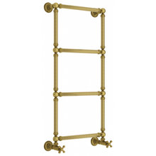 Полотенцесушитель водяной Сунержа Ренессанс 1304, высота 96 см, ширина 40 см, нижнее подключение 40 см, цвет состаренная бронза, 05-0280-9640