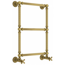 Полотенцесушитель водяной Сунержа Ренессанс 1304, высота 66 см, ширина 40 см, нижнее подключение 40 см, цвет состаренная бронза, 05-0280-6640