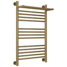 Полотенцесушитель водяной Сунержа Богема+, высота 80 см, ширина 50 см, универсальное подключение, с полкой, цвет состаренная бронза, 05-0223-8050