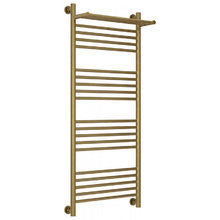 Полотенцесушитель водяной Сунержа Богема+, высота 120 см, ширина 60 см, универсальное подключение, с полкой, цвет состаренная бронза, 05-0223-1260