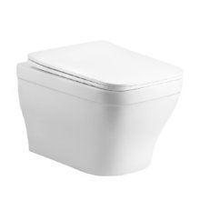 Унитаз подвесной Aquatek Амадео AQ1180-00, безободковый, сиденье микролифт, белый