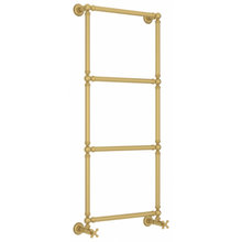 Полотенцесушитель водяной Сунержа Ренессанс 1304, высота 126 см, ширина 50 см, нижнее подключение 50 см, цвет матовое золото, 032-0280-1250