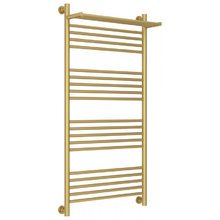 Полотенцесушитель водяной Сунержа Богема+, высота 120 см, ширина 60 см, с полкой, цвет матовое золото, 032-0223-1260