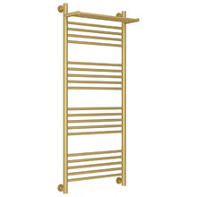 Полотенцесушитель водяной Сунержа Богема+, высота 120 см, ширина 50 см, с полкой, цвет матовое золото, 032-0223-1250