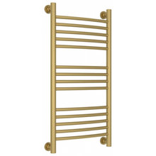 Полотенцесушитель водяной Сунержа Богема+, высота 80 см, ширина 40 см, цвет матовое золото, 032-0221-8040