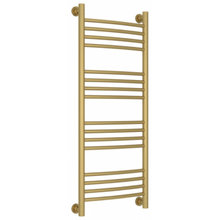 Полотенцесушитель водяной Сунержа Богема+, высота 100 см, ширина 40 см, цвет матовое золото, 032-0221-1040