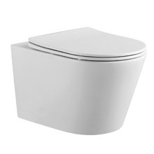 Унитаз подвесной Aquatek Вега AQ1905-MW, безободковый, сиденье микролифт, белый матовый