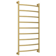 Полотенцесушитель водяной Сунержа Галант+, высота 120 см, ширина 60 см, универсальное подключение, цвет матовое золото, 032-0200-1260