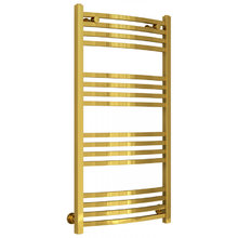 Полотенцесушитель водяной Сунержа Аркус, высота 100 см, ширина 50 см, универсальное подключение, цвет золото, 03-0251-1050