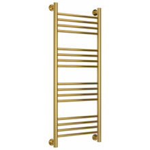 Полотенцесушитель водяной Сунержа Богема+, высота 100 см, ширина 40 см, универсальное подключение, цвет золото, 03-0220-1040