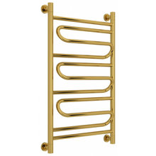 Полотенцесушитель водяной Сунержа Элегия+, высота 80 см, ширина 50 см, универсальное подключение, цвет золото, 03-0205-8050