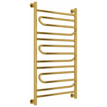 Полотенцесушитель водяной Сунержа Элегия+, высота 100 см, ширина 60 см, универсальное подключение, цвет золото, 03-0205-1060