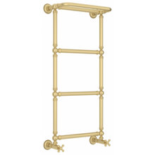 Полотенцесушитель водяной Сунержа Ренессанс 1386, высота 96 см, ширина 40 см, цвет матовая шампань, 022-0281-9640