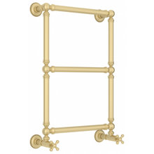 Полотенцесушитель водяной Сунержа Ренессанс 1304, высота 66 см, ширина 40 см, нижнее подключение 40 см, цвет матовая шампань, 022-0280-6640