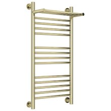 Полотенцесушитель водяной Сунержа Богема+, высота 80 см, ширина 40 см, с полкой, цвет шампань, 020-0223-8040