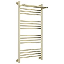 Полотенцесушитель водяной Сунержа Богема+, высота 100 см, ширина 50 см, с полкой, цвет шампань, 020-0223-1050