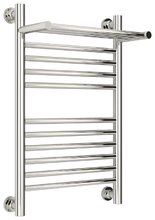 Полотенцесушитель водяной Сунержа Богема с полкой+, ширина 40 см высота 60 см, универсальное подключение, хром, 00-0223-6040