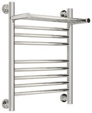 Полотенцесушитель водяной Сунержа Богема с полкой+, ширина 40 см высота 50 см, универсальное подключение, хром, 00-0223-5040