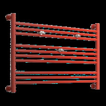 Полотенцесушитель водяной Сунержа Богема L 2004-0202-6090, ширина 90 см высота 60 см, универсальное подключение, цвет чистый оранжевый