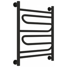 Полотенцесушитель водяной Сунержа Элегия+ 31-0205-6050, высота 60 см, ширина 50 см, универсальное подключение, цвет матовый черный