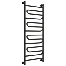 Полотенцесушитель водяной Сунержа Элегия+ 31-0205-1250, высота 120 см, ширина 50 см, универсальное подключение, цвет матовый черный