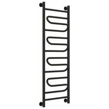 Полотенцесушитель водяной Сунержа Элегия+ 31-0205-1240, высота 120 см, ширина 40 см, универсальное подключение, цвет матовый черный