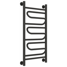 Полотенцесушитель водяной Сунержа Элегия+ 15-0205-8040, высота 80 см, ширина 40 см, универсальное подключение, цвет тёмный титан муар